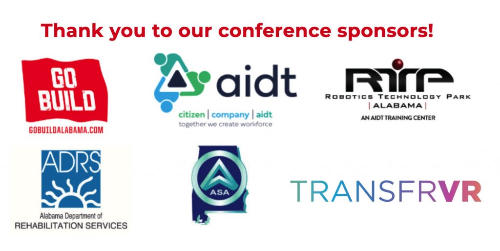 AlabamaWorks! 2021 Virtual Conference - Sponsors graphic
