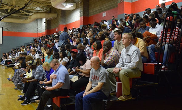 audience watching a performance