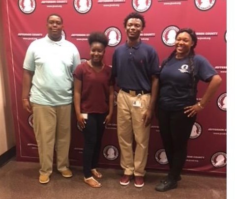 Interns pose for photo in Central Six region