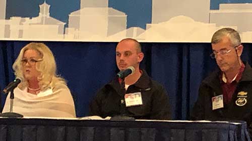 group panel having a discussion