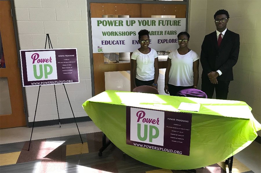 Power Up Your Future representatives posing for picture